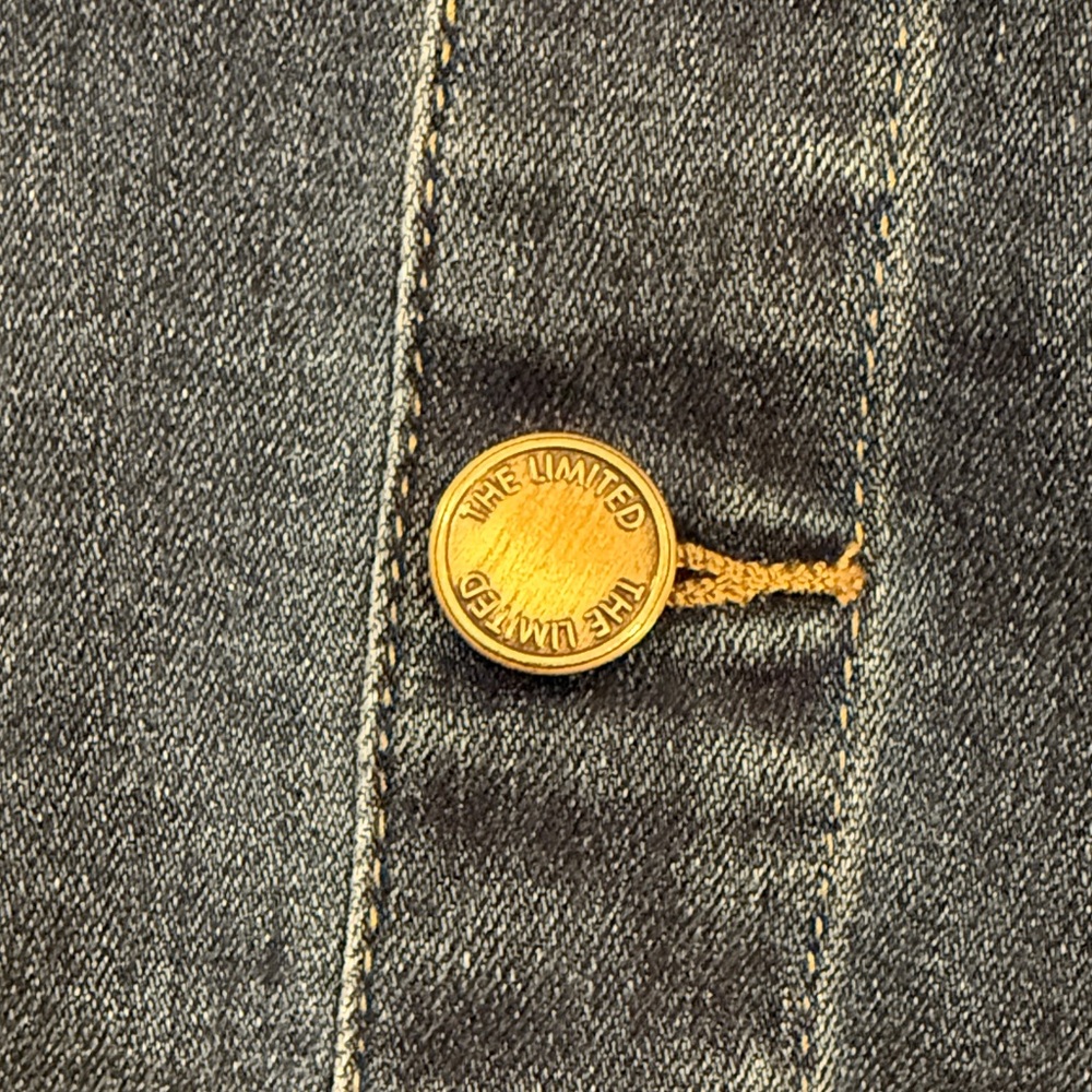 The Limited Blue Button-Front Pencil Skirt - Picture 5 of 11